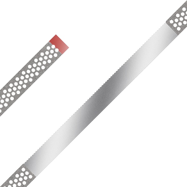 Tiras diamantadas perforadas