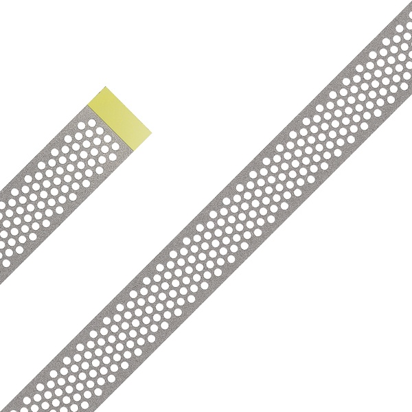 Tiras diamantadas perforadas