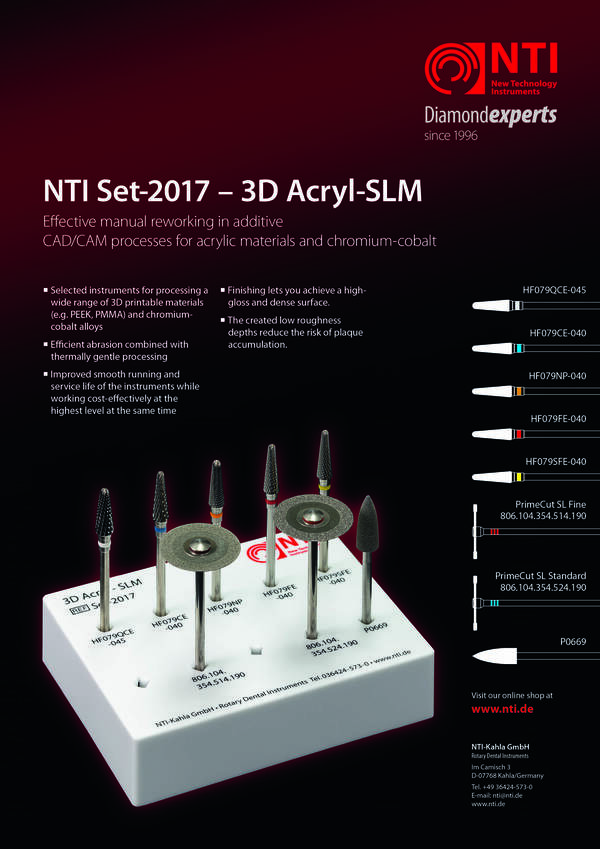 SLM acrílico 3D