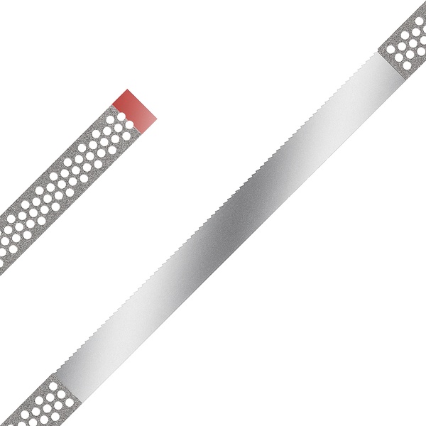 Tiras diamantadas perforadas