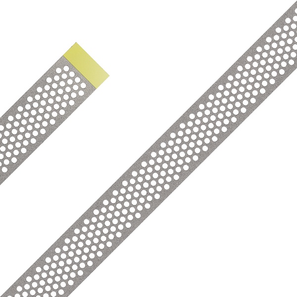 Tiras diamantadas perforadas
