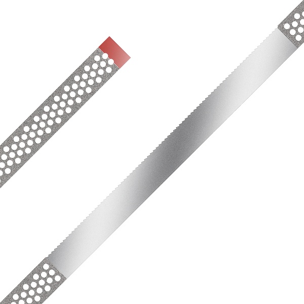 Tiras diamantadas con dentado de sierra