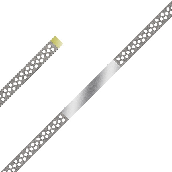 Tiras diamantadas, perforadas 