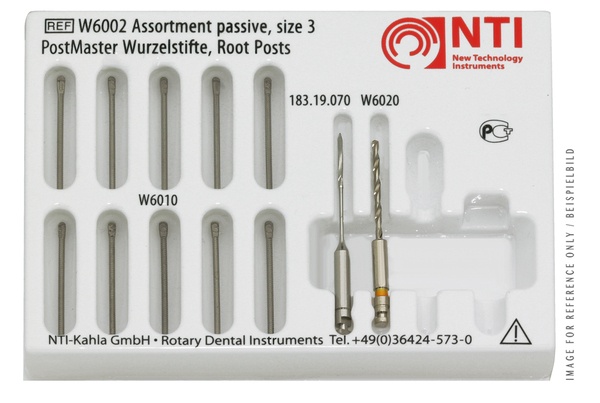 W6002 Sortiment Gr. 3 NTI PostMaster passiv Titan