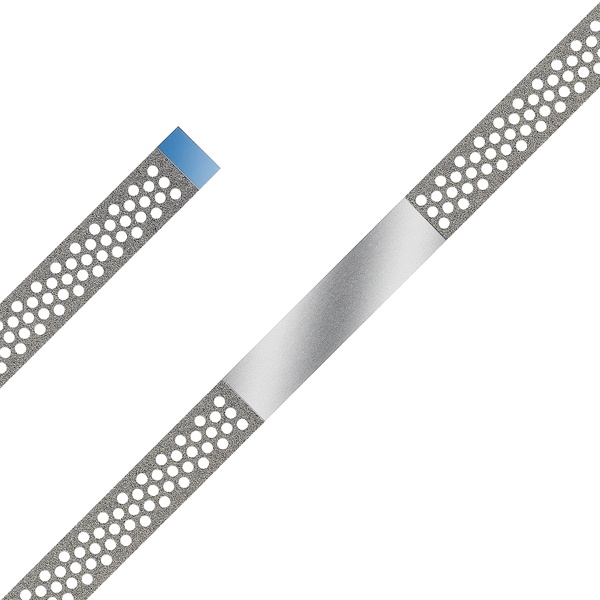 Tiras diamantadas, perforadas 